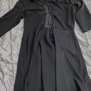 Black mid dress